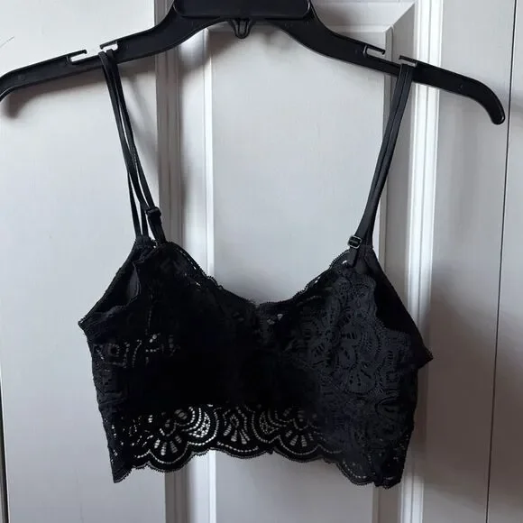 Aerie Midnight Lace Bralette Size Small - Picture 3 of 5